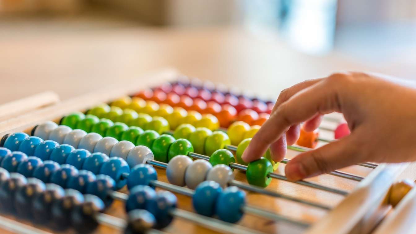 Multi coloured Abacus